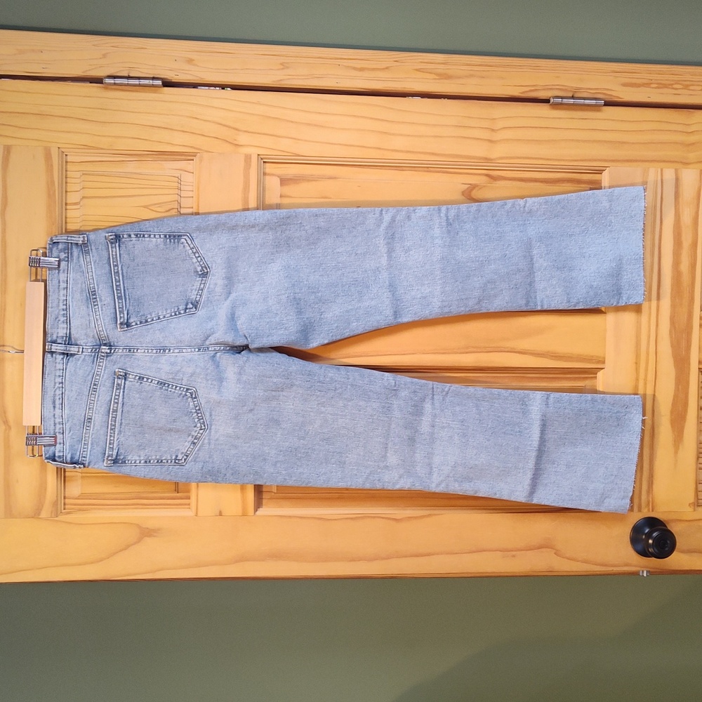 Gap Kick Fit High Rise Light Jeans Ankle Fray 6 Long - Picture 5 of 5